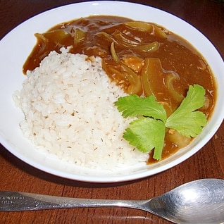 あっさり　サバ缶と大根のカレー